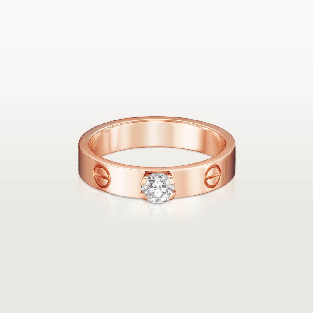 Minimal Elegance Solitaire Lab-grown Diamond Band Ring
